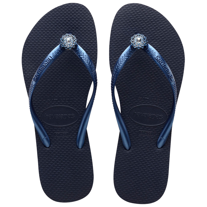 Havaianas Women's Slim Crystal Poem Flip Flops