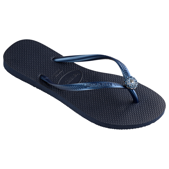 Havaianas Women's Slim Crystal Poem Flip Flops