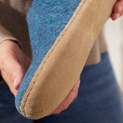 Glerups Unisex Natural Wool with Leather Sole Shoe | Hiline Sport