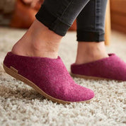 Glerups Unisex Slip - on with Leather Sole Slipper | Hiline Sport