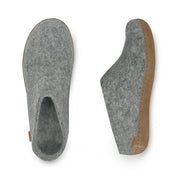 Glerups Unisex Slip - on with Leather Sole Slipper | Hiline Sport