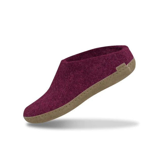 Glerups Unisex Slip - on with Leather Sole Slipper | Hiline Sport