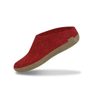 Glerups Unisex Slip - on with Leather Sole Slipper | Hiline Sport