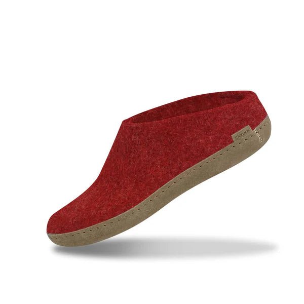 Glerups Unisex Slip - on with Leather Sole Slipper | Hiline Sport