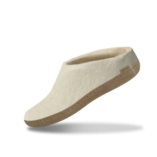 Glerups Unisex Slip - on with Leather Sole Slipper | Hiline Sport