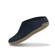 Glerups Unisex Slip - on with Leather Sole Slipper | Hiline Sport