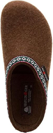 Haflinger Unisex GZ Classic Wool Grizzly Clog | Hiline Sport