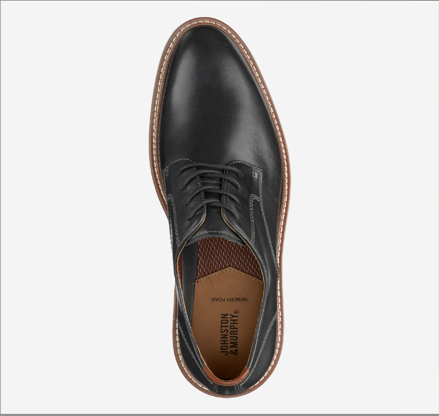 Johnston & Murphy Men's Upton Plain Toe Shoe