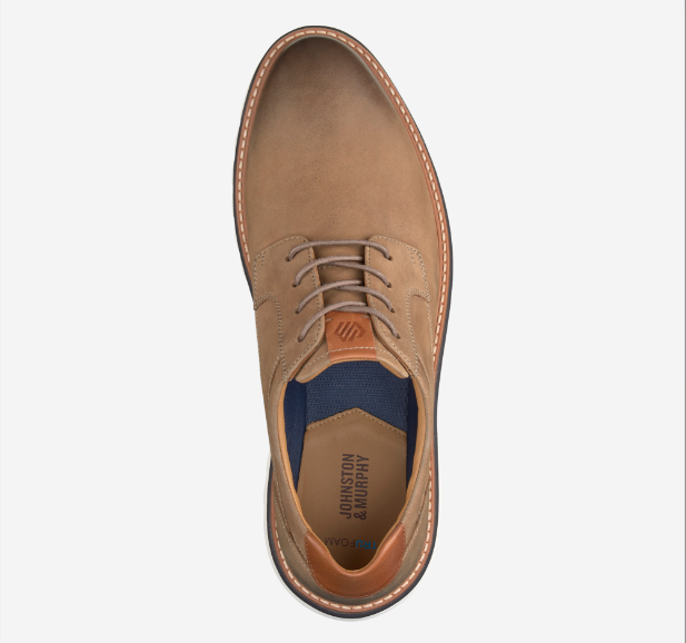 Johnston & Murphy Men's Braydon Plain Toe Shoe