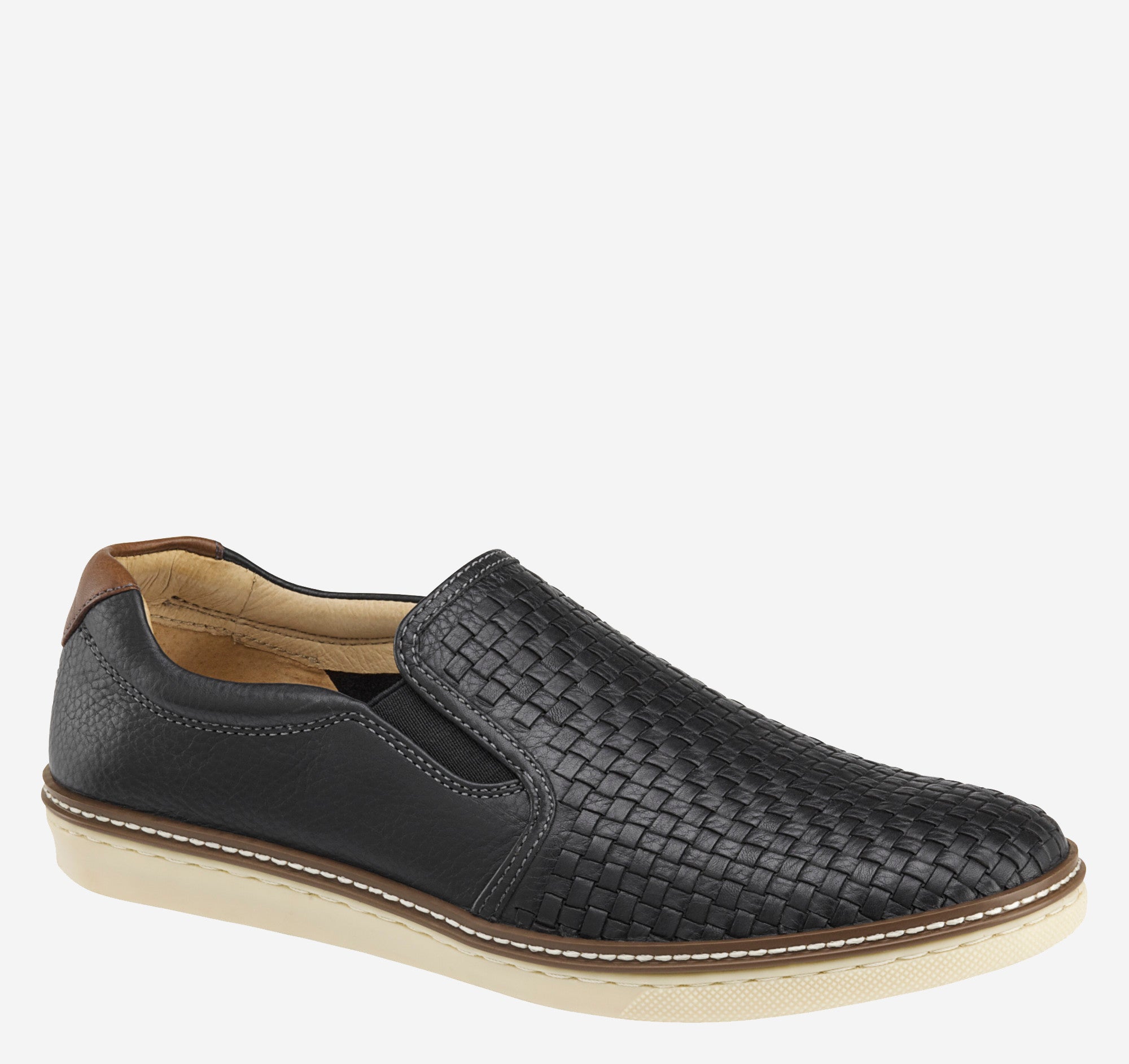 Johnston & Murphy Men's McGuffey Woven Slip - On Shoe | Hiline Sport