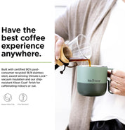 Klean Kanteen 14 oz Rise Mug With Flip Lid | Hiline Sport