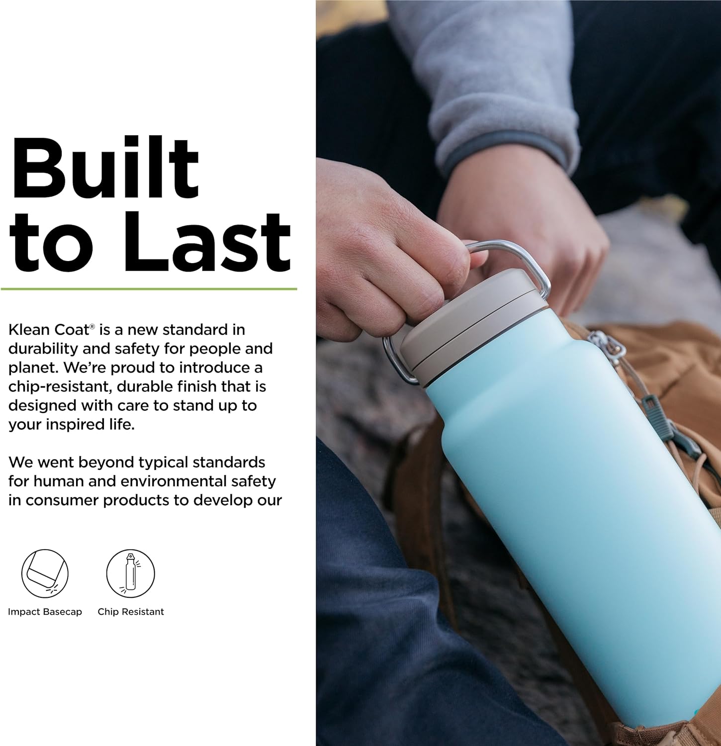 Klean Kanteen 32 oz TKWide Insulated Water Bottle with Chug Cap | Hiline Sport