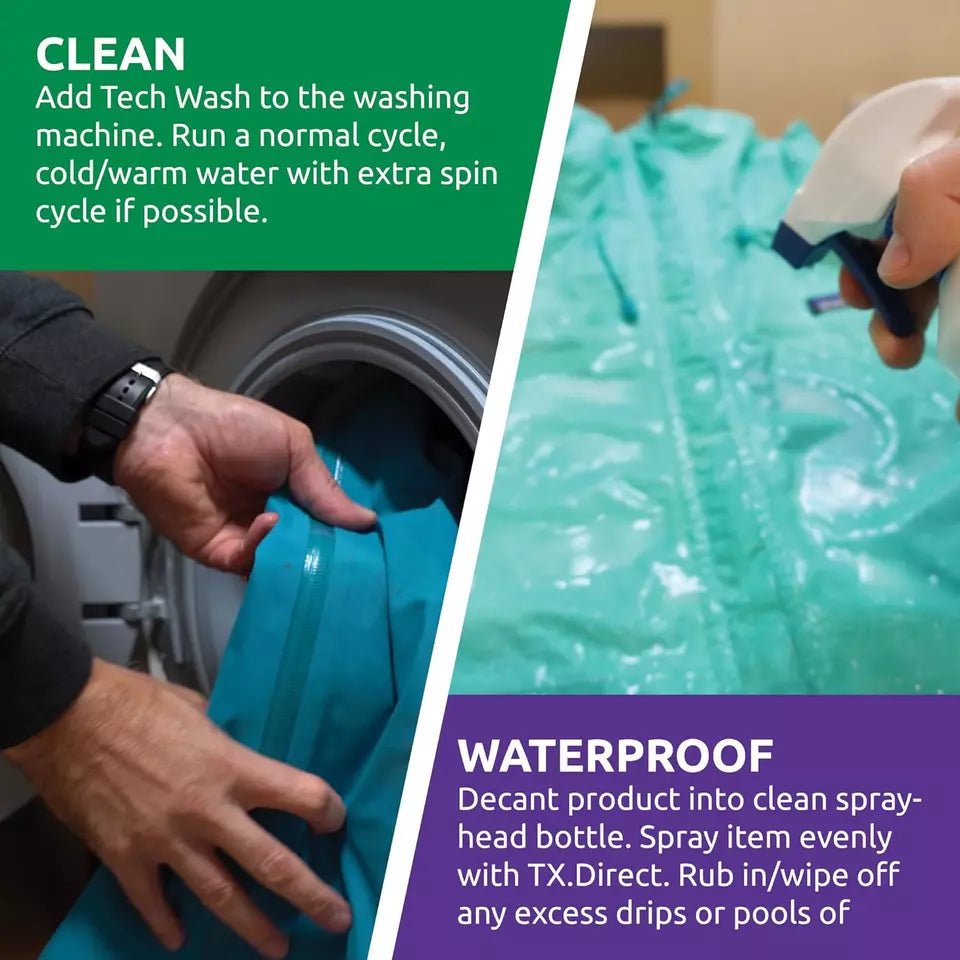 Nikwax Tx. On Water proofer Direct Spray, 1000ML (1L) | Hiline Sport