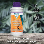 Nikwax Tx. On Water proofer Direct Spray, 1000ML (1L) | Hiline Sport