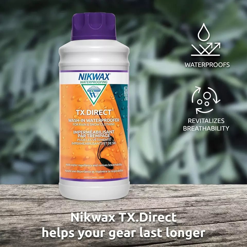 Nikwax Tx. On Water proofer Direct Spray, 1000ML (1L) | Hiline Sport
