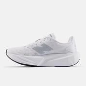New Balance Women's FuelCell Rebel V5 Running Shoe - White with Silver Metallic and Black