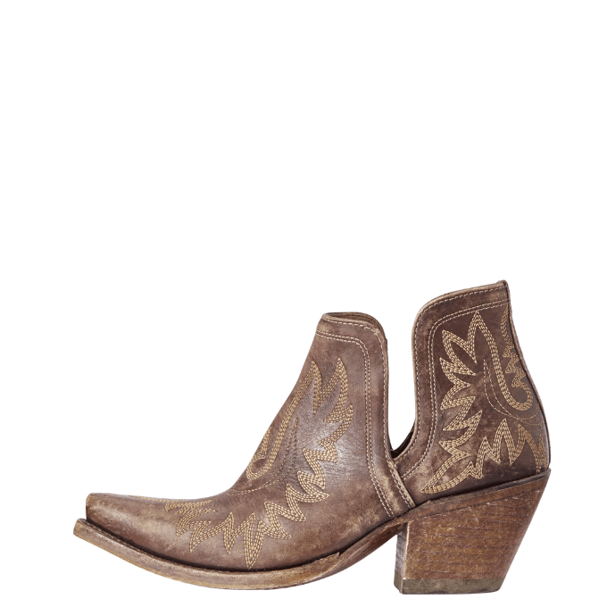 Ariat Women's Dixon Western Leather Bootie - Hiline Sport -