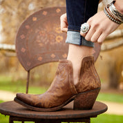 Ariat Women's Dixon Western Leather Bootie - Hiline Sport -