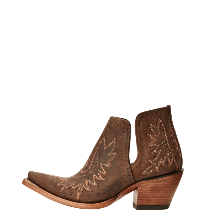 Ariat Women's Dixon Western Leather Bootie - Hiline Sport -