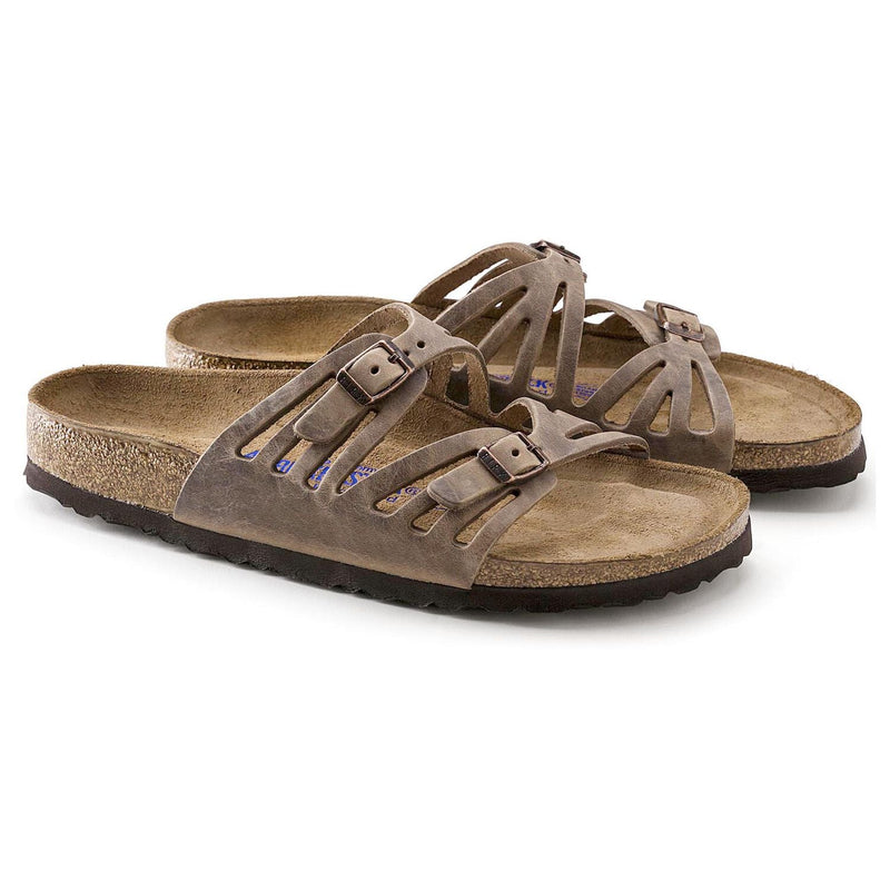 Birkenstock Women's Granada Soft Footbed Oiled Leather Sandal - Hiline Sport -