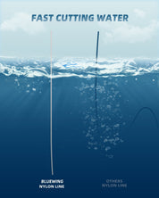 Bluewing Monofilament Fishing Line Dia.0.7mm*3000YD*60LB - Gray | Hiline Sport