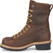 Carolina Men's Spruce 8" Soft Toe Waterproof Leather Logger Boot - Hiline Sport -