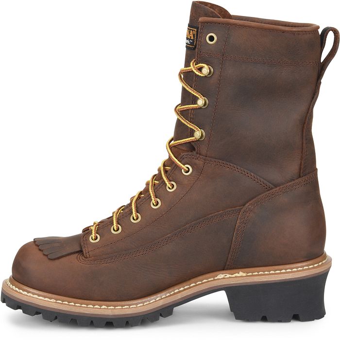 Carolina Men's Spruce 8" Soft Toe Waterproof Leather Logger Boot - Hiline Sport -