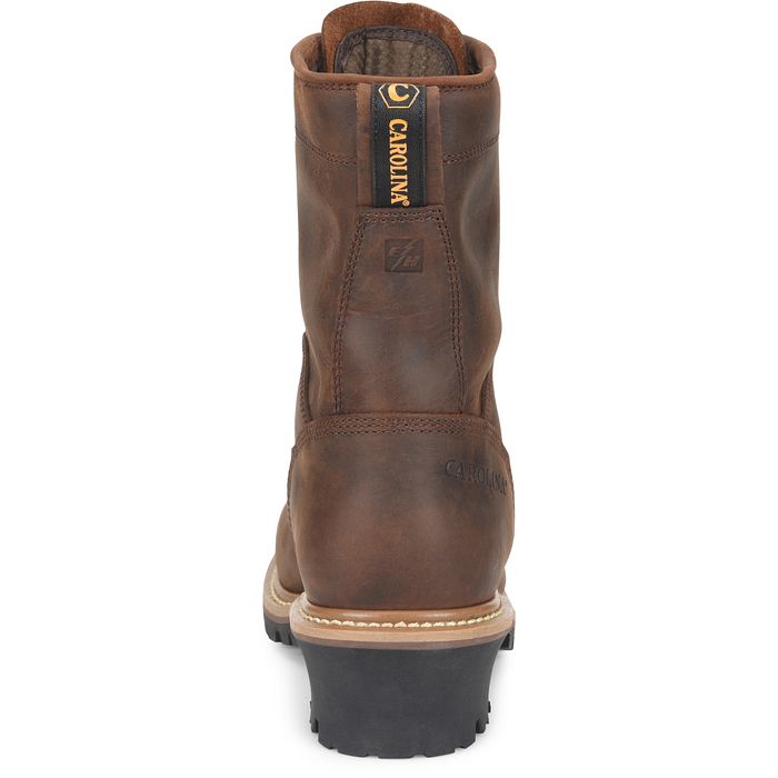 Carolina Men's Spruce 8" Soft Toe Waterproof Leather Logger Boot - Hiline Sport -
