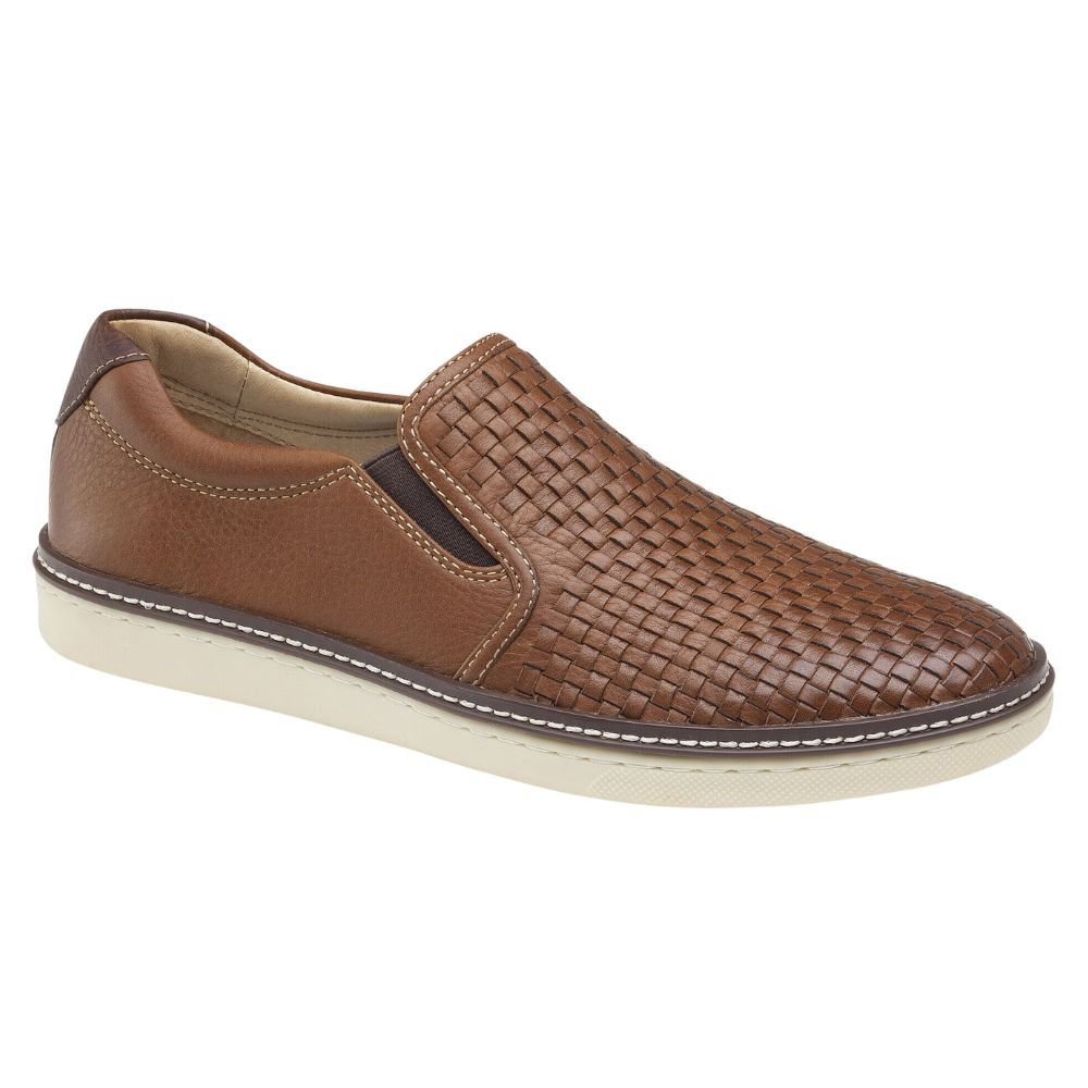Johnston & Murphy Men's McGuffey Woven Slip-On Shoe - Hiline Sport -