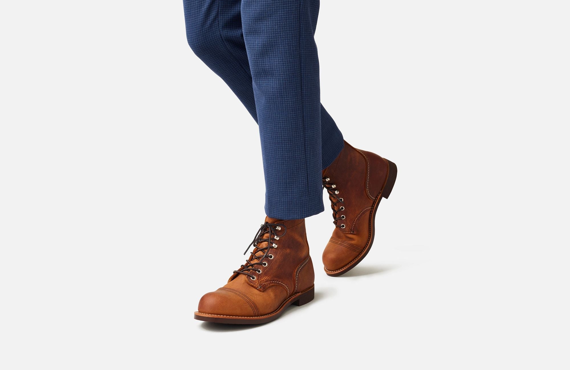 Red Wing Men's Iron Ranger 6 inch Leather Toe Cap Boot - Hiline Sport -