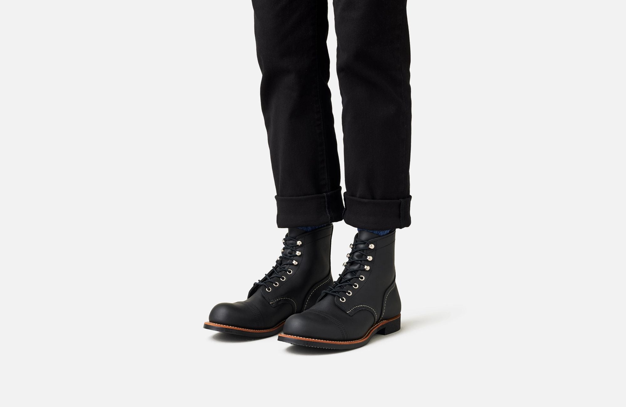 Red Wing Men's Iron Ranger 6 inch Leather Toe Cap Boot - Hiline Sport -
