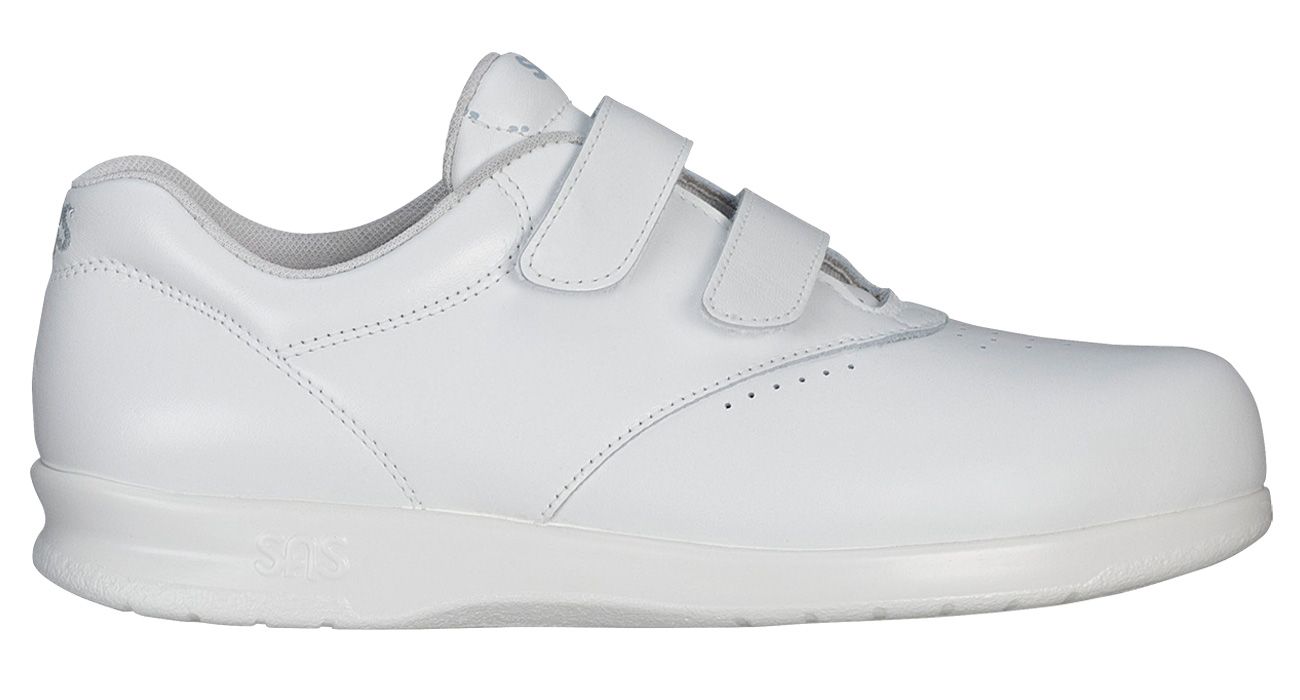 SAS Women's Me Too White Leather Walking Shoe - Hiline Sport -