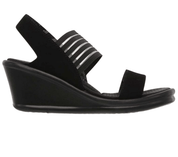 Skechers Women's Rumblers Sci Fi Wedge Slingback Sandal - Hiline Sport -
