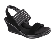 Skechers Women's Rumblers Sci Fi Wedge Slingback Sandal - Hiline Sport -