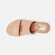 Sorel Women's Ella II SIide Sandal Honest Beige | Hiline Sport