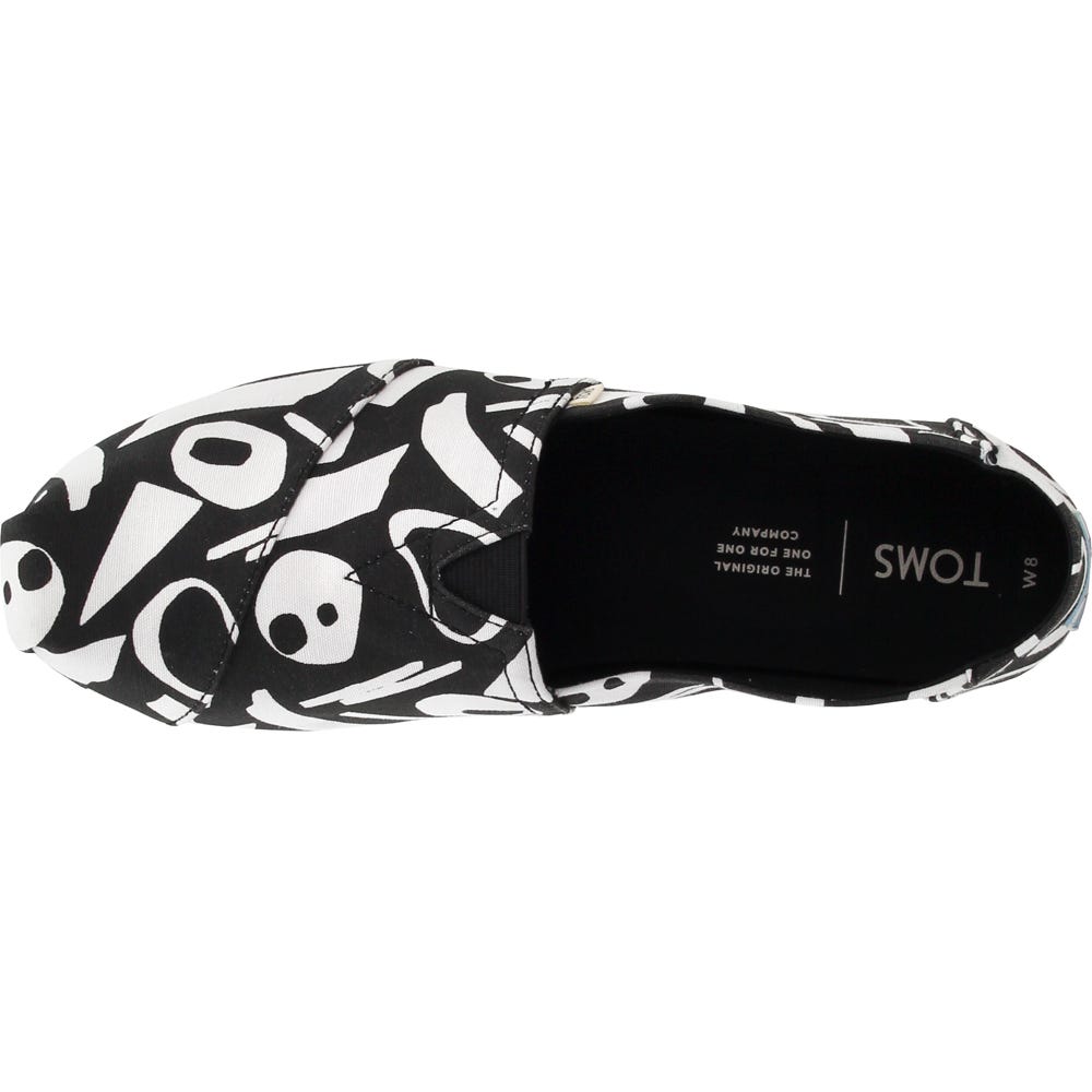 Toms Women's Classic Alpargata Abstract Canvas Print Slip On Shoe - Hiline Sport -