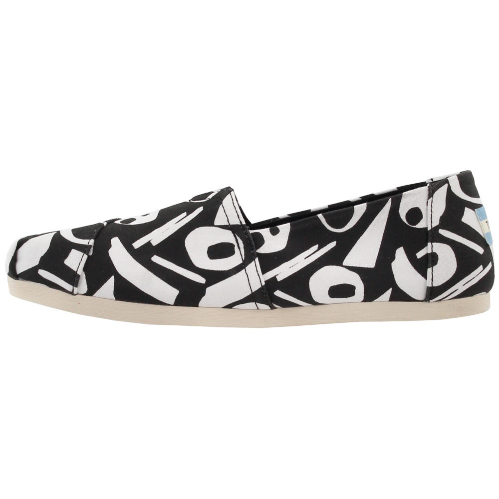 Toms Women's Classic Alpargata Abstract Canvas Print Slip On Shoe - Hiline Sport -