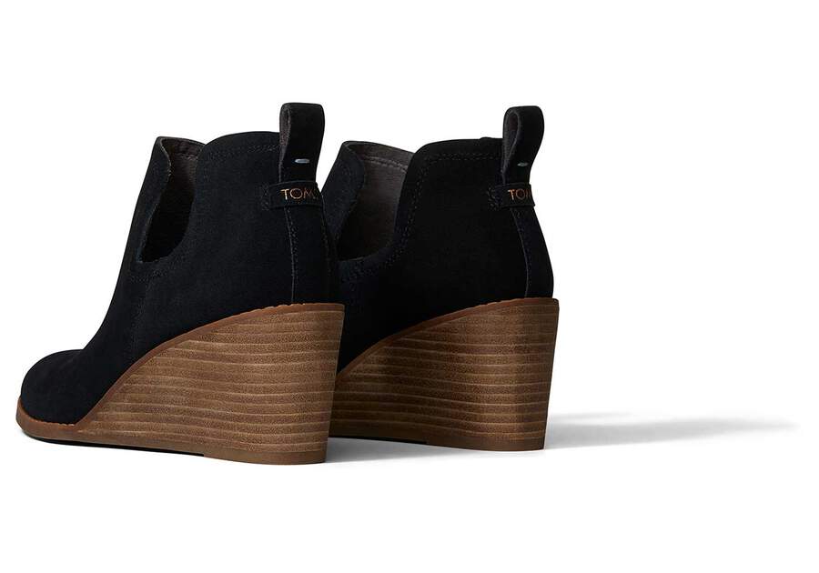 Toms Women's Kallie Suede Wedge Bootie - Hiline Sport -