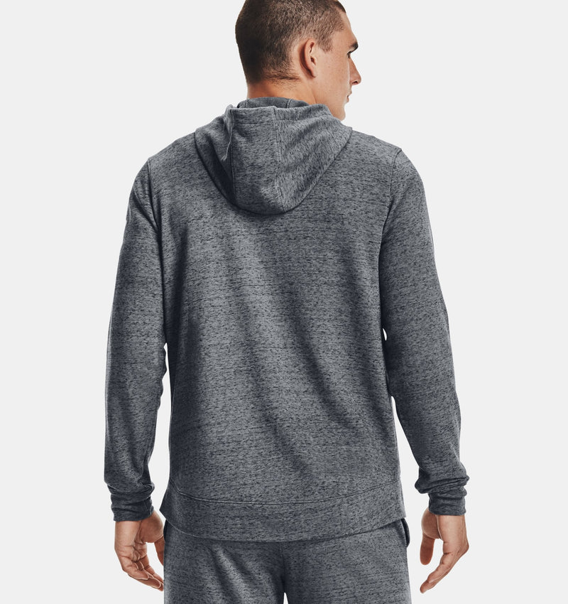 Under Armour Men's UA Rival Terry Full Zip Top Training Hoodie - Hiline Sport -