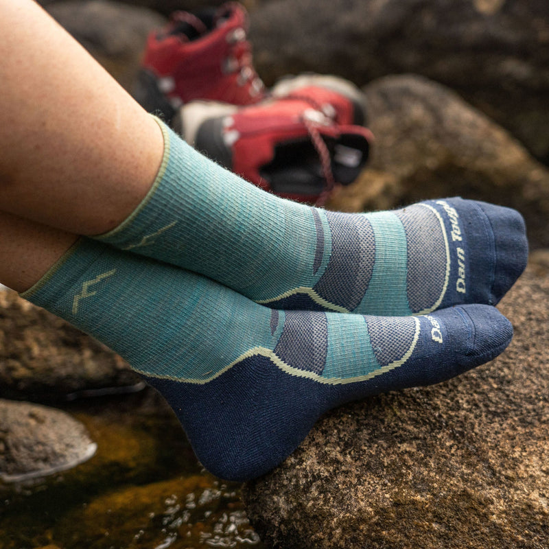 Darn Tough Women's Light Hiker Micro Crew Lightweight Hiking Socks