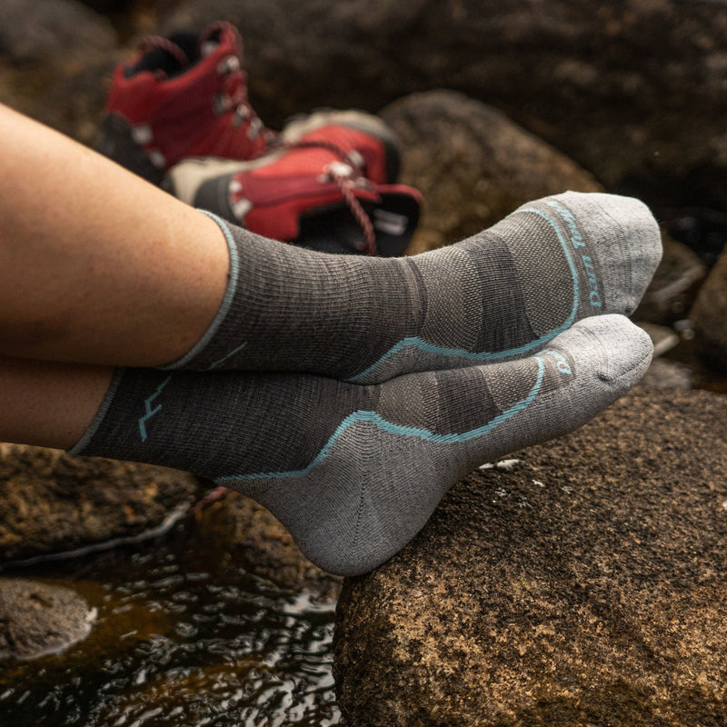 Darn Tough Women's Light Hiker Micro Crew Lightweight Hiking Socks