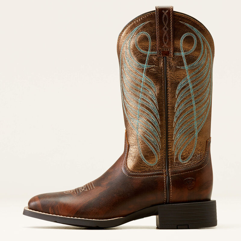 Ariat Women's Round Up Wide Square Toe Western Boot