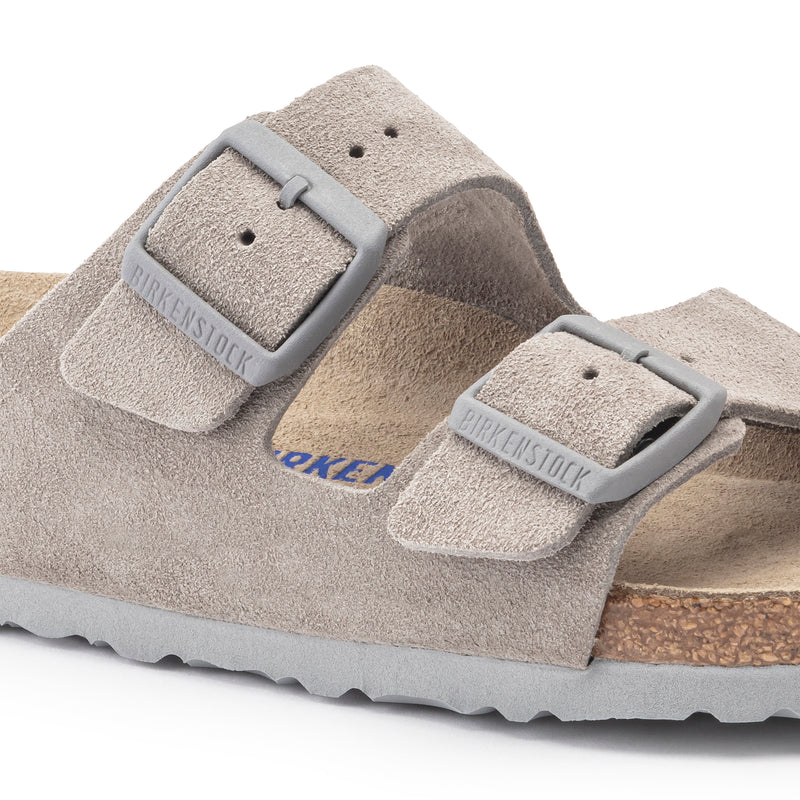 Birkenstock Unisex Arizona Soft Footbed Suede Leather Sandal