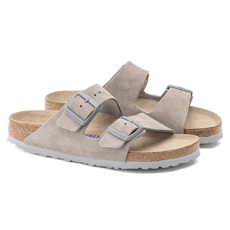 Birkenstock Unisex Arizona Soft Footbed Suede Leather Sandal