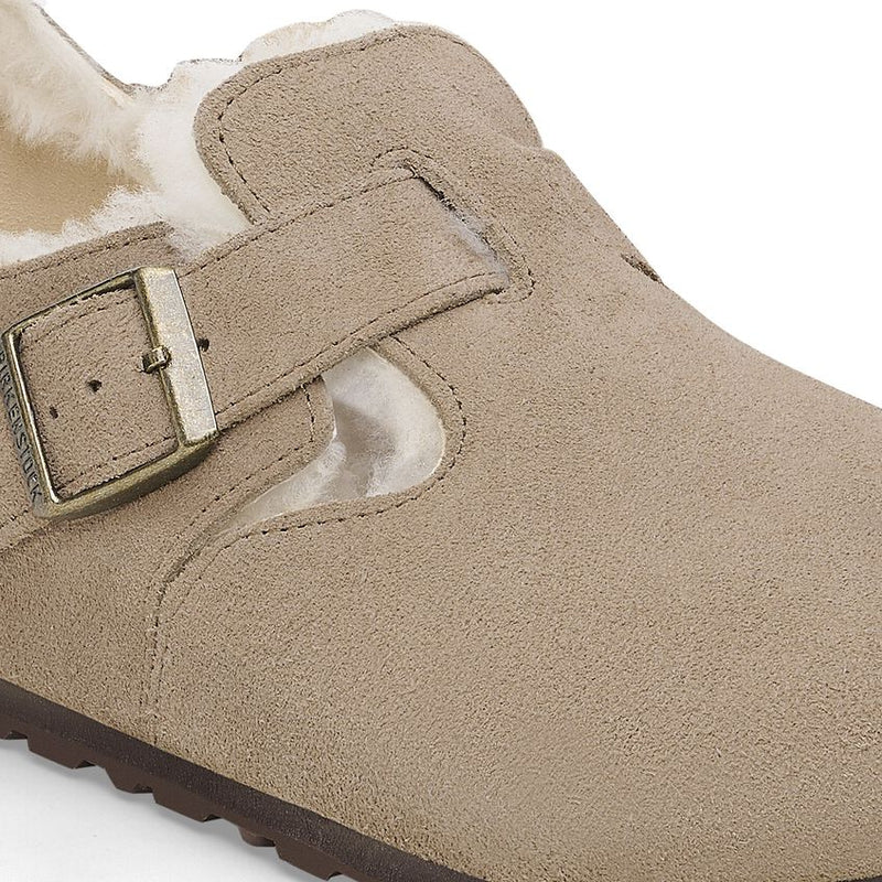 Birkenstock Men's London Shearling Suede Leather Shoes