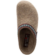 Haflinger Unisex GZ Classic Wool Grizzly Clog