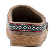 Haflinger Unisex GZ Classic Wool Grizzly Clog