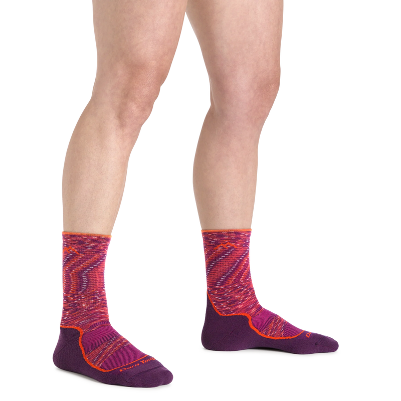 Darn Tough Women's Light Hiker Micro Crew Lightweight Hiking Socks