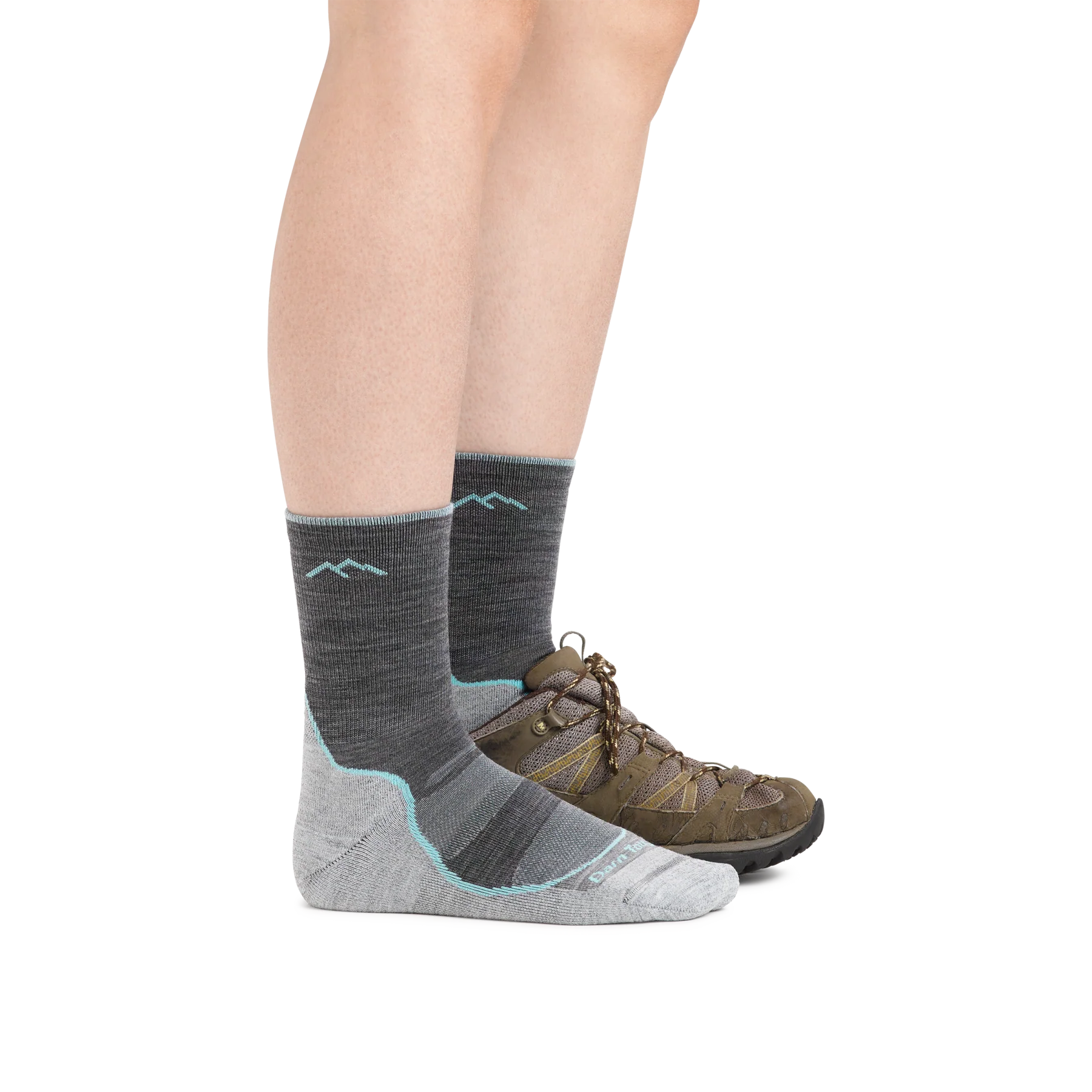 Darn Tough Women's Light Hiker Micro Crew Lightweight Hiking Socks