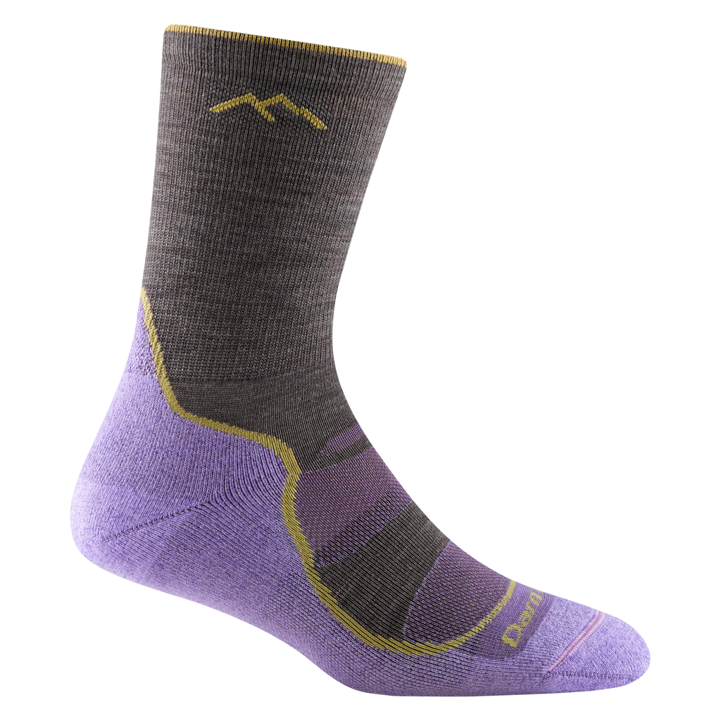 Darn Tough Women's Light Hiker Micro Crew Lightweight Hiking Socks